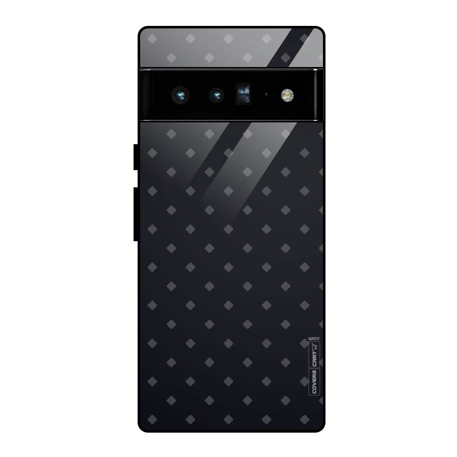 Lavish Diamond Pattern Glass Back Case for Google Pixel 6 Pro