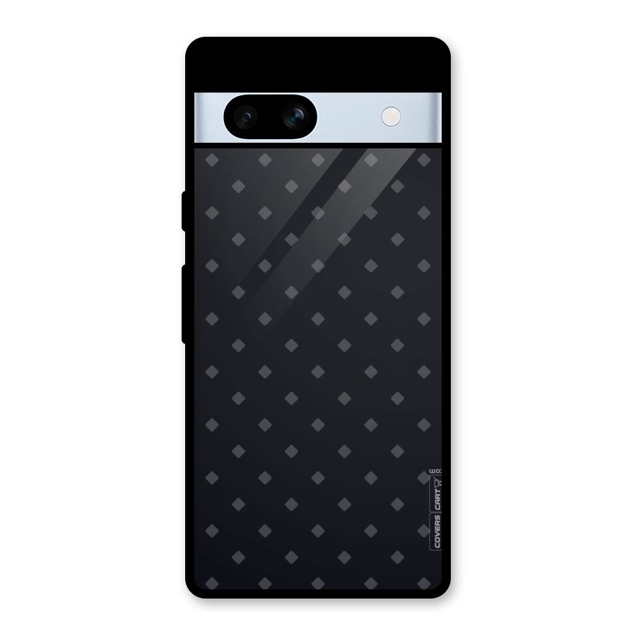 Lavish Diamond Pattern Glass Back Case for Google Pixel 7a