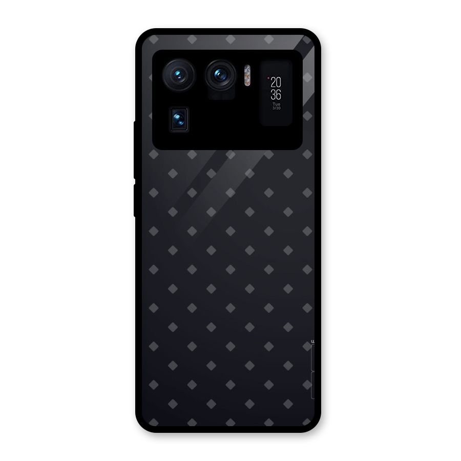 Lavish Diamond Pattern Glass Back Case for Mi 11 Ultra