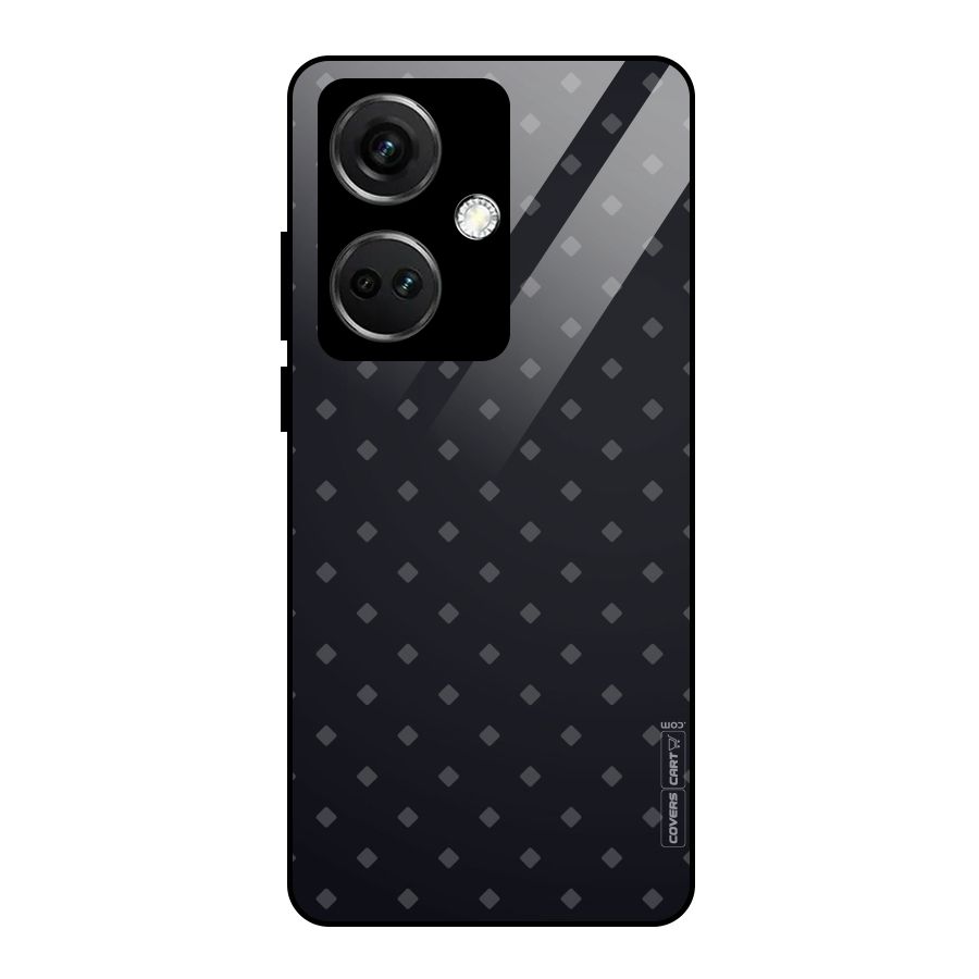 Lavish Diamond Pattern Glass Back Case for OnePlus Nord CE 3 5G