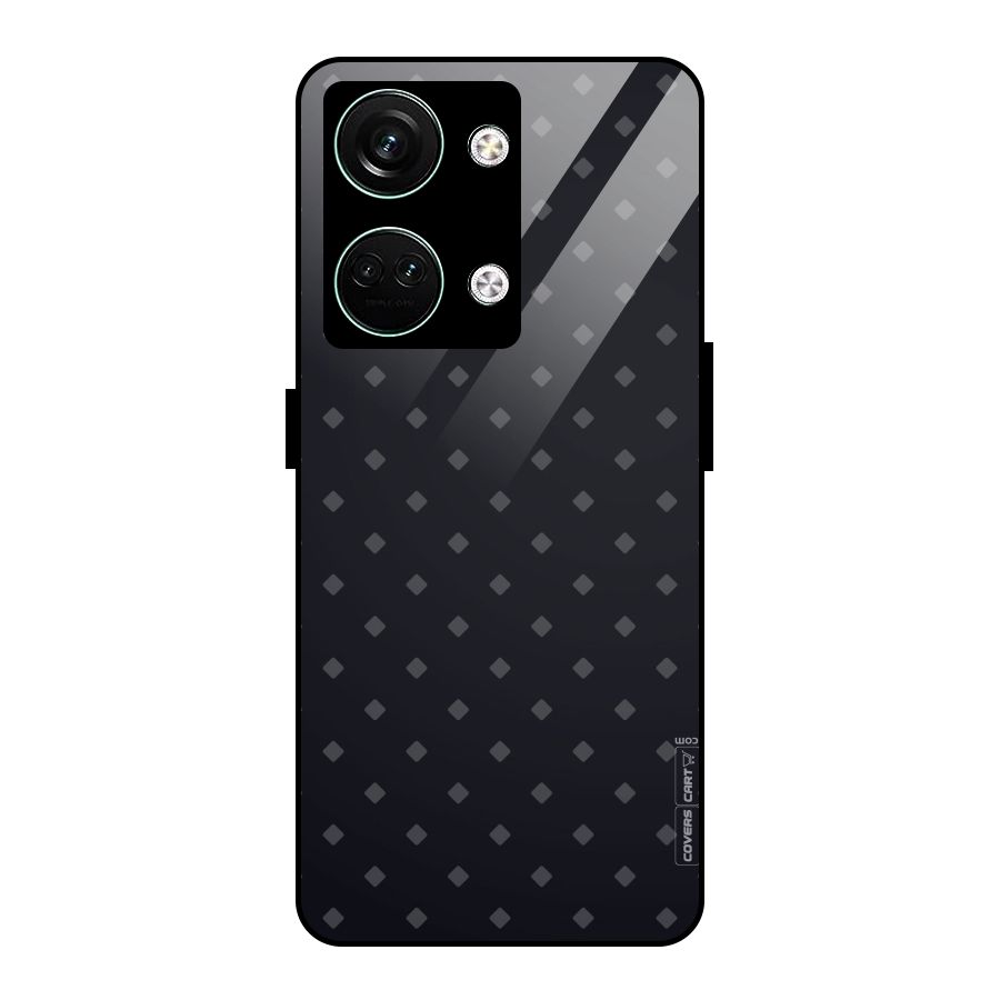 Lavish Diamond Pattern Glass Back Case for Oneplus Nord 3