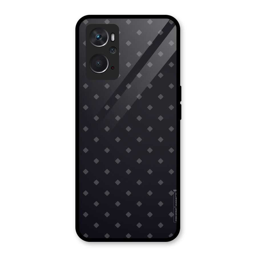 Lavish Diamond Pattern Glass Back Case for Oppo K10 4G