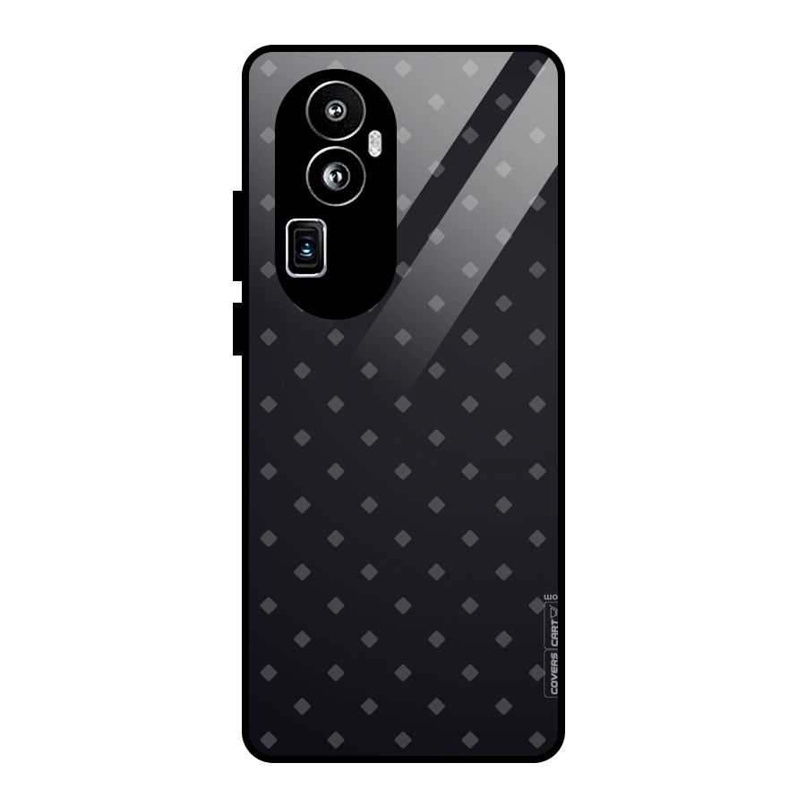 Lavish Diamond Pattern Glass Back Case for Oppo Reno10 Pro Plus