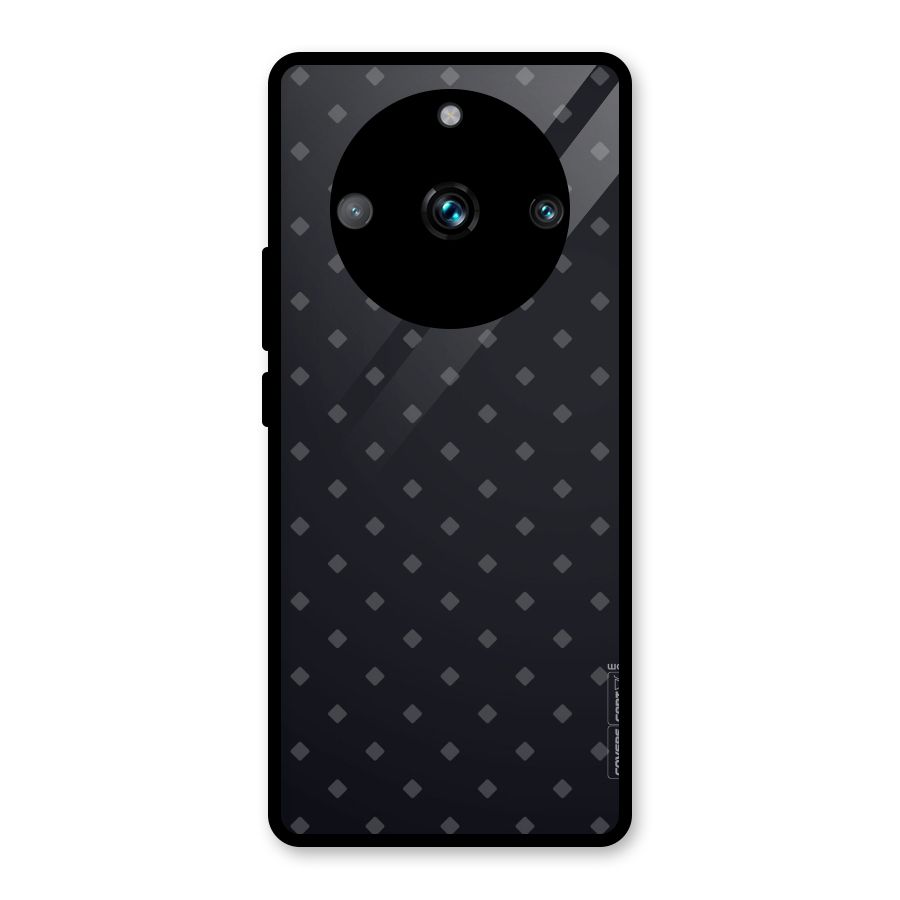 Lavish Diamond Pattern Glass Back Case for Realme Narzo 60 Pro