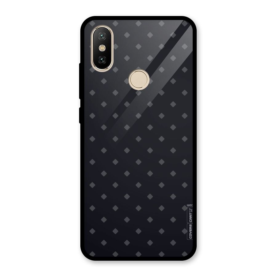 Lavish Diamond Pattern Glass Back Case for Redmi A2