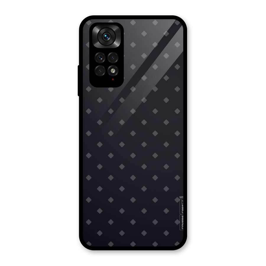Lavish Diamond Pattern Glass Back Case for Redmi Note 11S