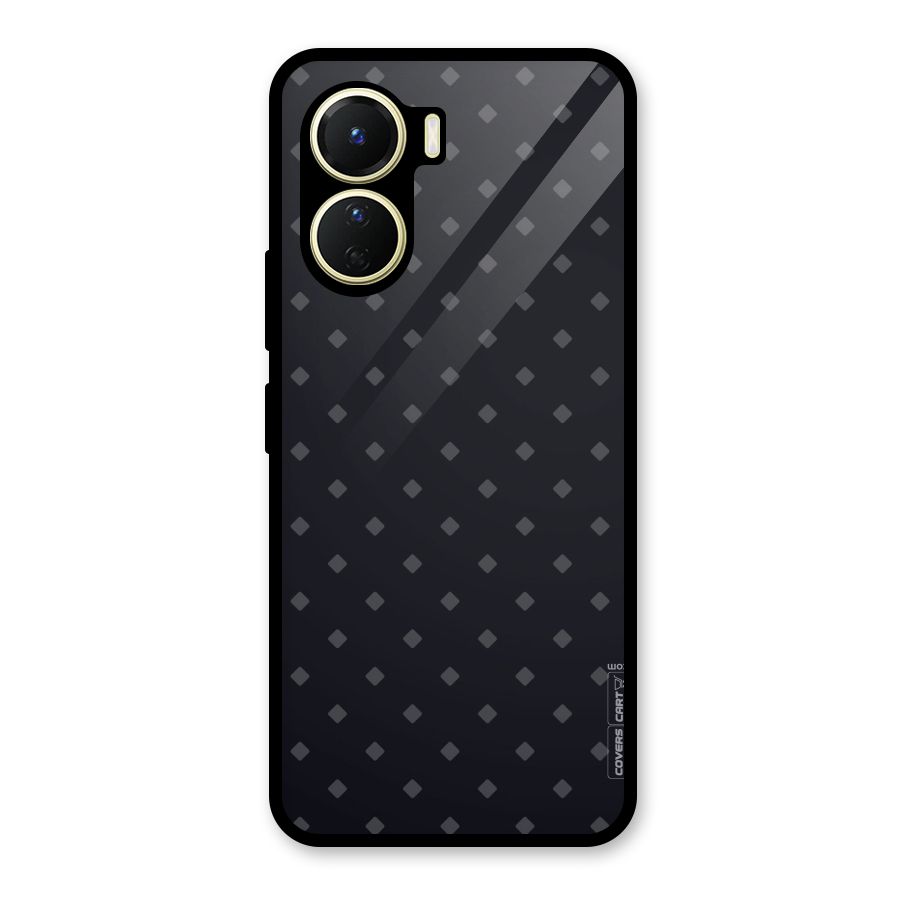 Lavish Diamond Pattern Glass Back Case for Vivo Y16