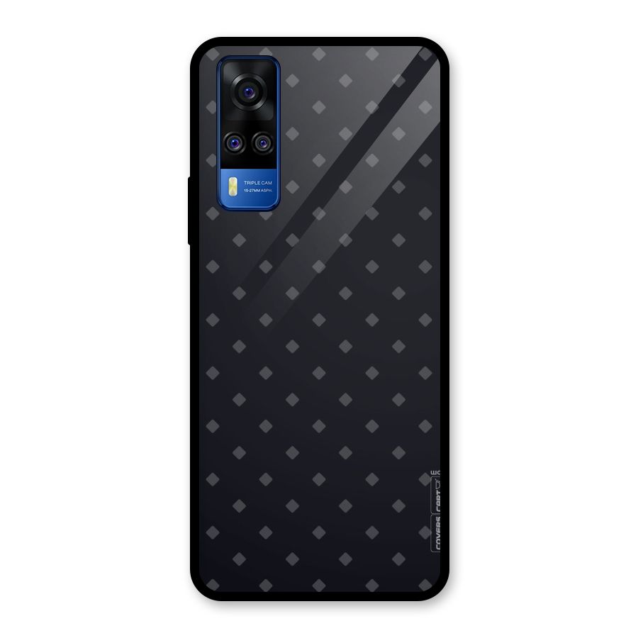 Lavish Diamond Pattern Glass Back Case for Vivo Y31