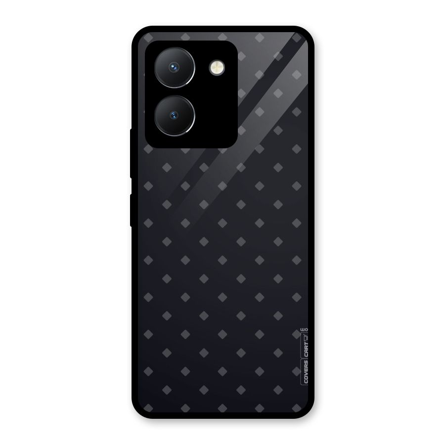 Lavish Diamond Pattern Glass Back Case for Vivo Y36