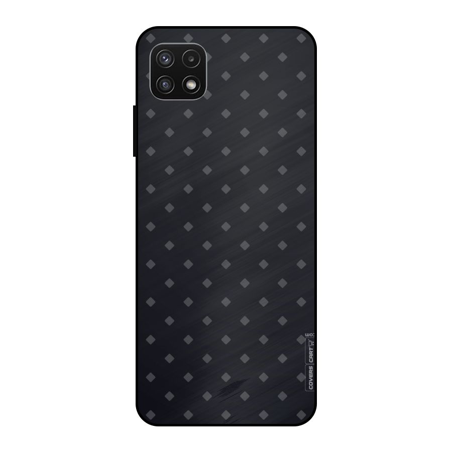 Lavish Diamond Pattern Metal Back Case for Galaxy A22 5G