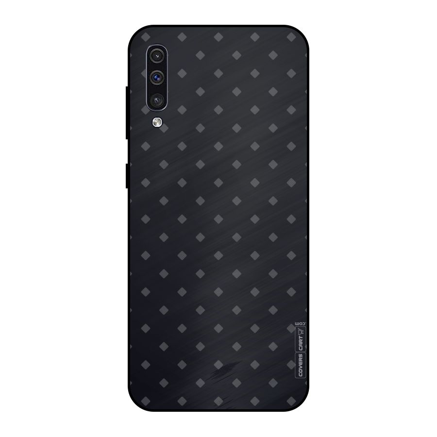 Lavish Diamond Pattern Metal Back Case for Galaxy A50