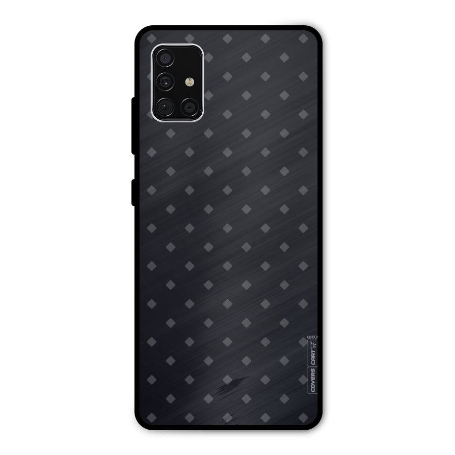 Lavish Diamond Pattern Metal Back Case for Galaxy A51