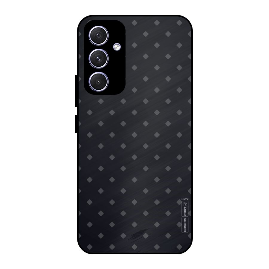 Lavish Diamond Pattern Metal Back Case for Galaxy A54