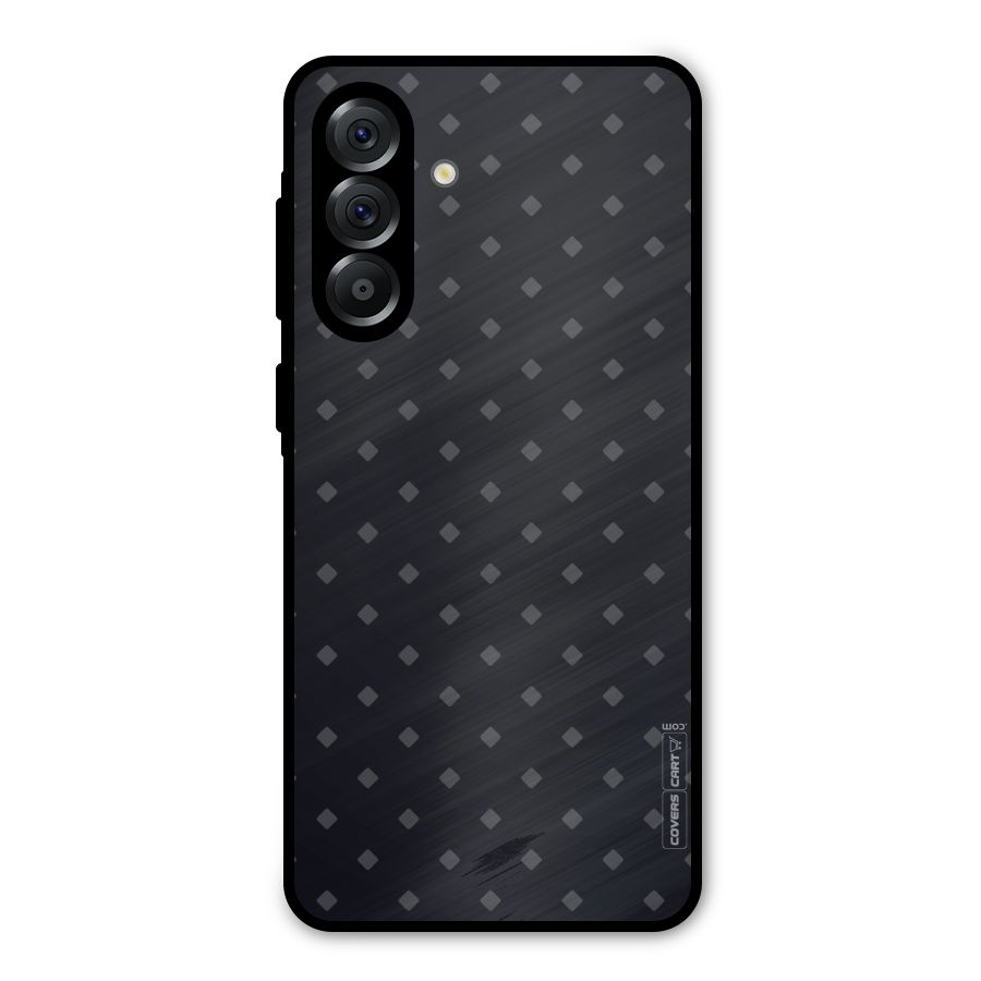 Lavish Diamond Pattern Metal Back Case for Galaxy A56