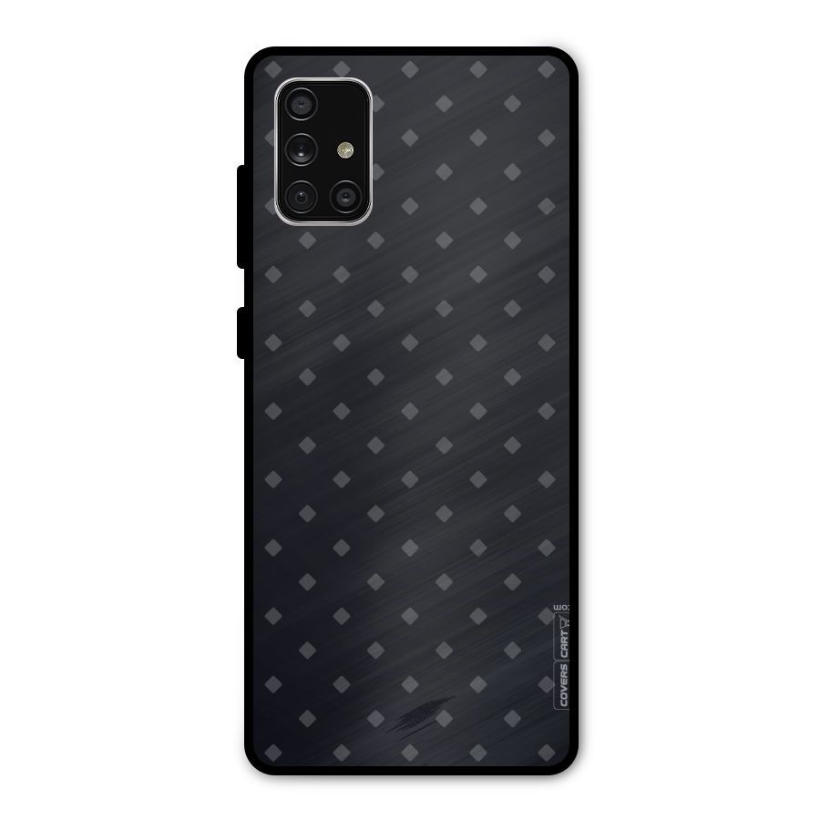 Lavish Diamond Pattern Metal Back Case for Galaxy A71