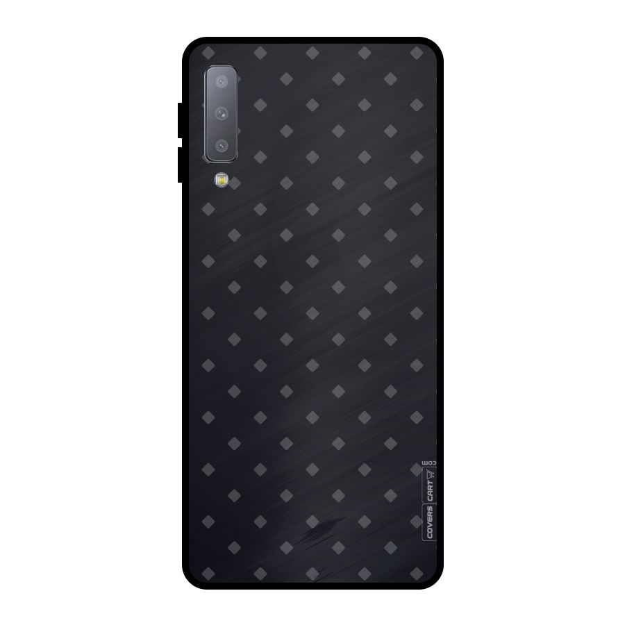 Lavish Diamond Pattern Metal Back Case for Galaxy A7 (2018)