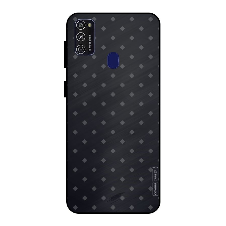 Lavish Diamond Pattern Metal Back Case for Galaxy M30s