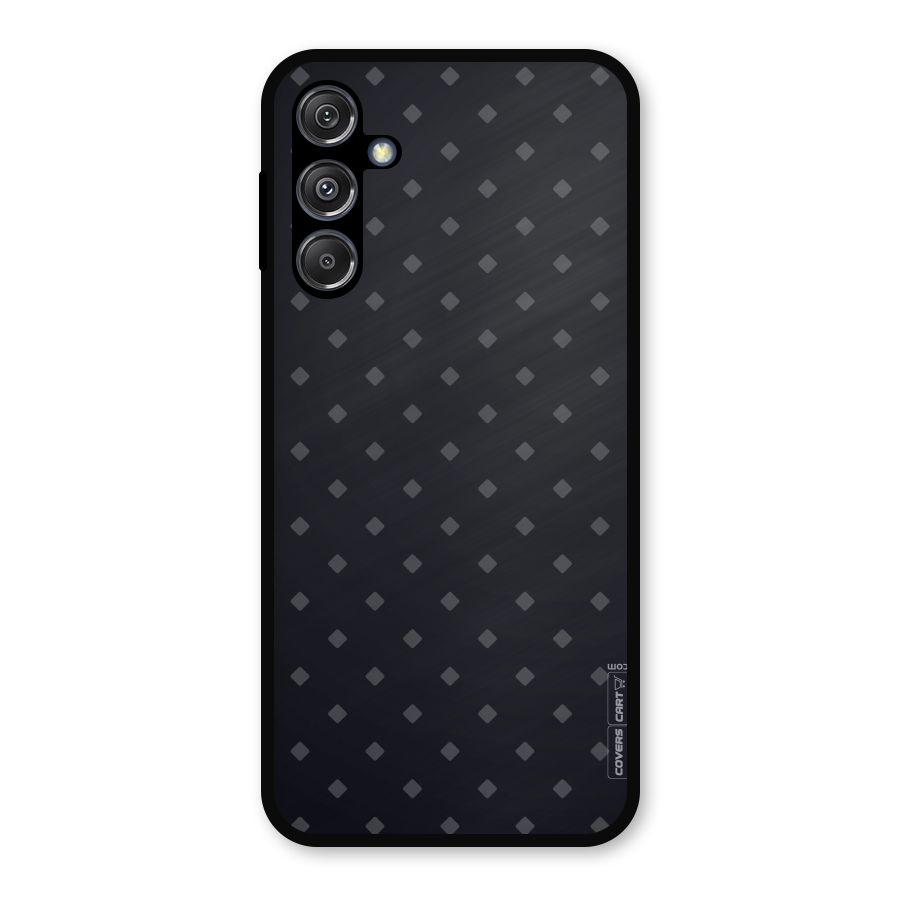 Lavish Diamond Pattern Metal Back Case for Galaxy M34 5G