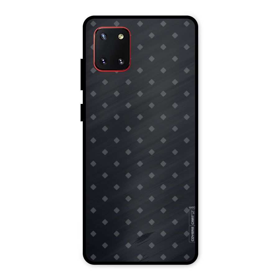 Lavish Diamond Pattern Metal Back Case for Galaxy Note 10 Lite