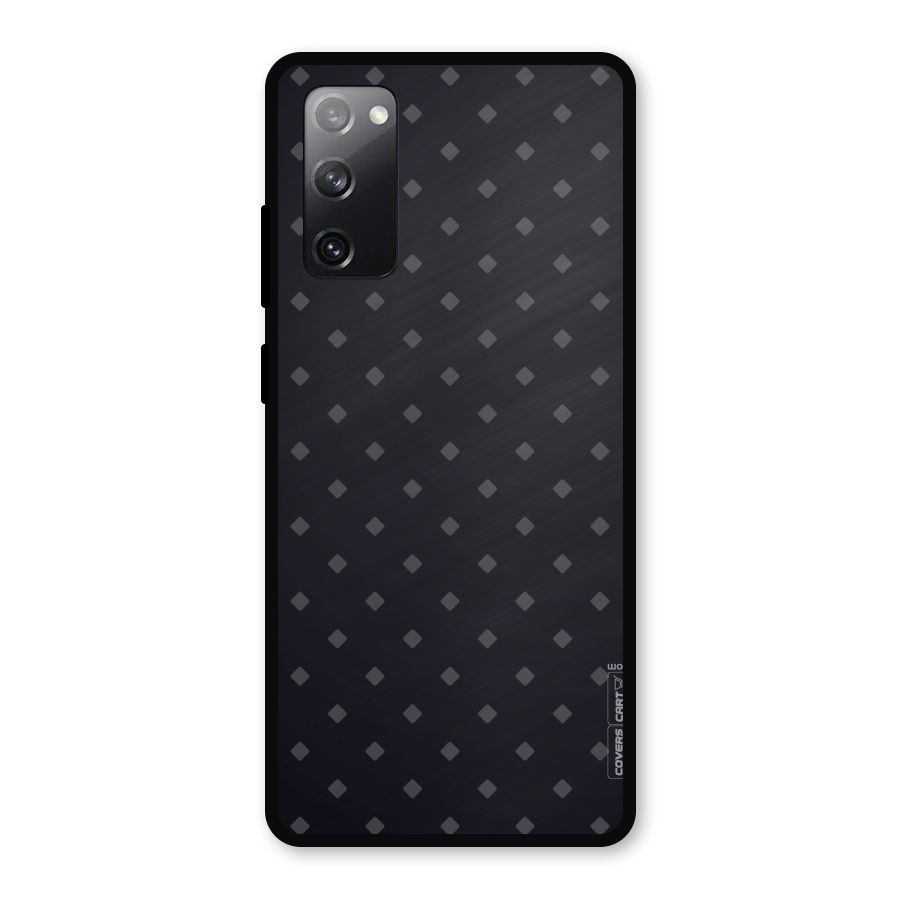 Lavish Diamond Pattern Metal Back Case for Galaxy S20 FE