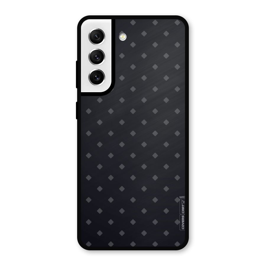 Lavish Diamond Pattern Metal Back Case for Galaxy S21 FE 5G