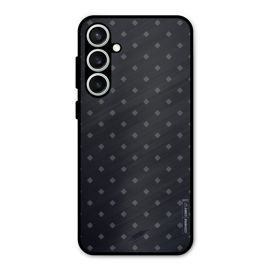 Lavish Diamond Pattern Metal Back Case for Galaxy S23 FE