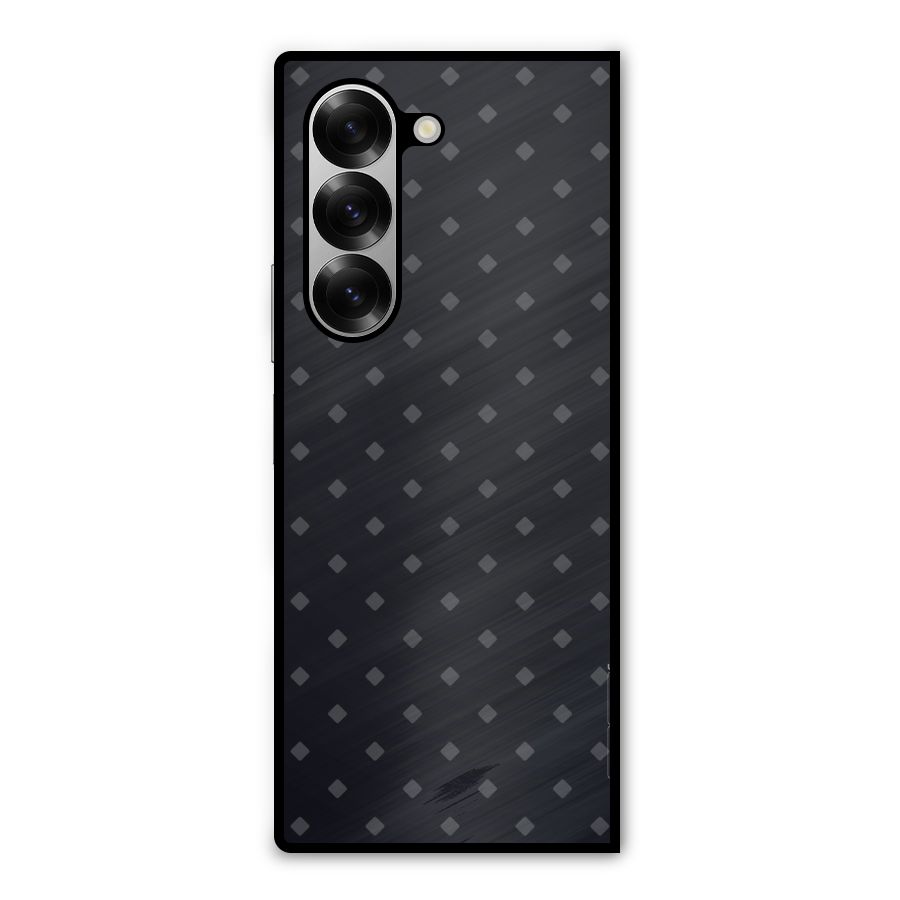 Lavish Diamond Pattern Metal Back Case for Galaxy Z Fold6