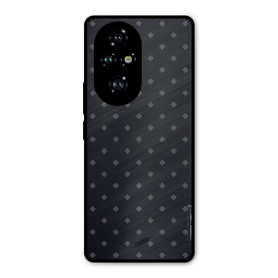 Lavish Diamond Pattern Metal Back Case for Honor 200 Pro