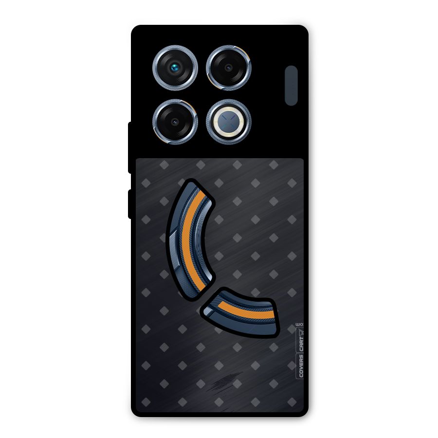 Lavish Diamond Pattern Metal Back Case for Infinix GT 20 Pro