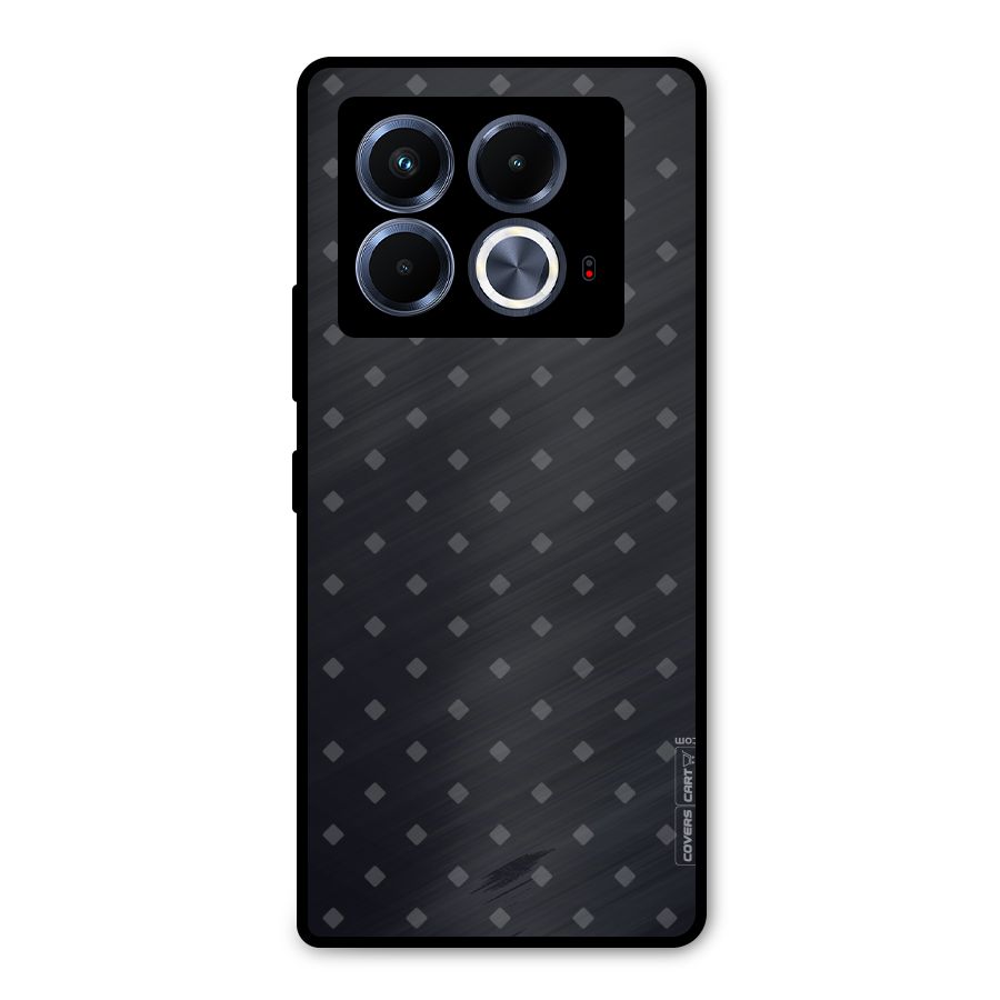 Lavish Diamond Pattern Metal Back Case for Infinix Note 40 5G