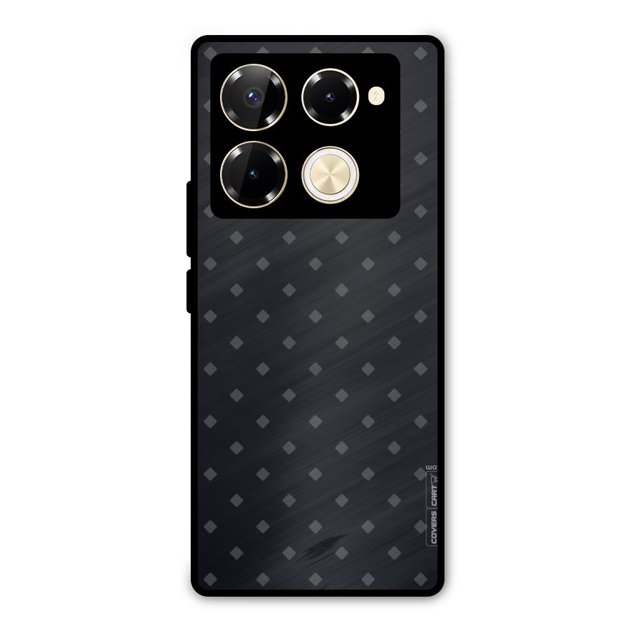 Lavish Diamond Pattern Metal Back Case for Infinix Note 40 Pro