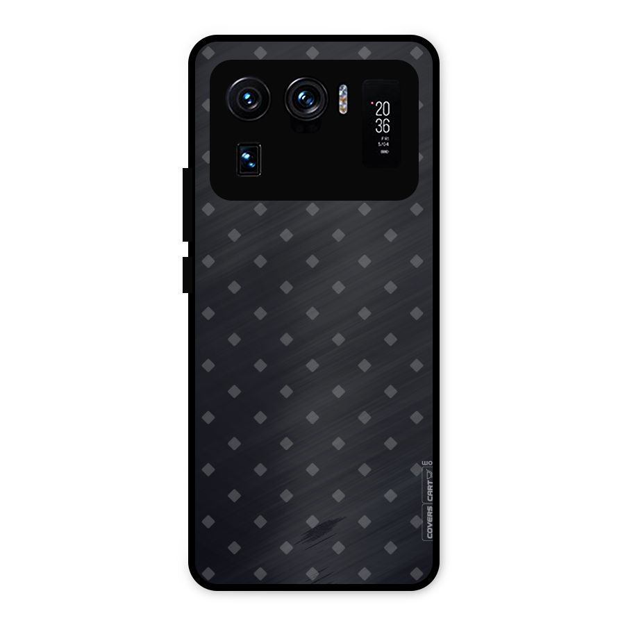 Lavish Diamond Pattern Metal Back Case for Mi 11 Ultra