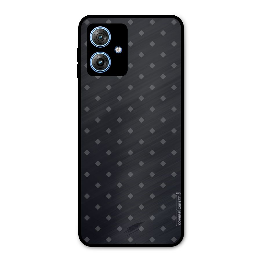 Lavish Diamond Pattern Metal Back Case for Moto G54