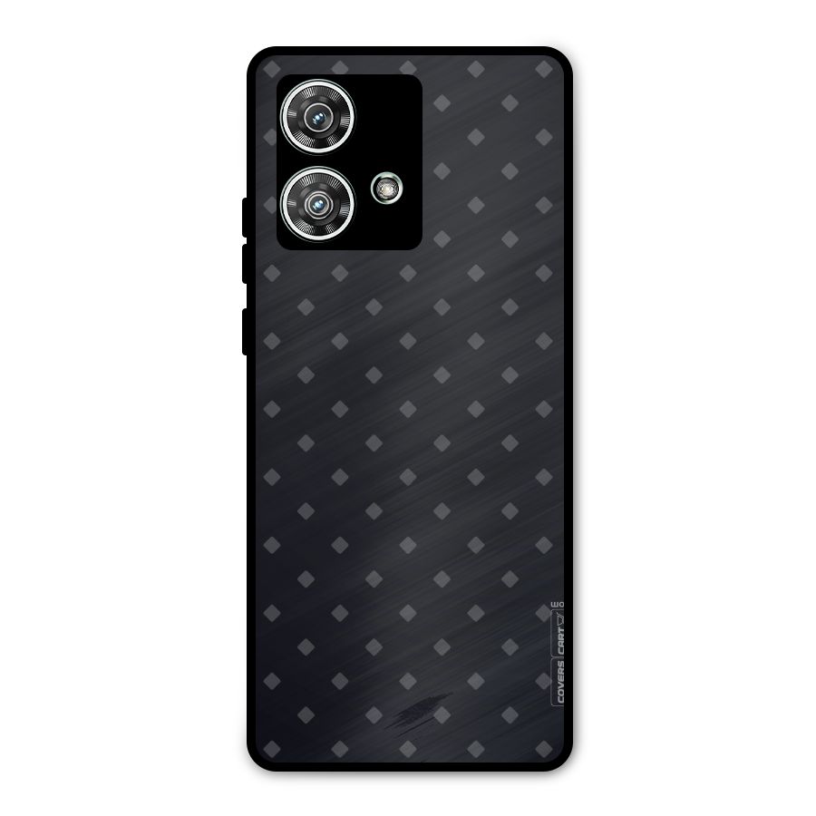 Lavish Diamond Pattern Metal Back Case for Motorola Edge 40 Neo