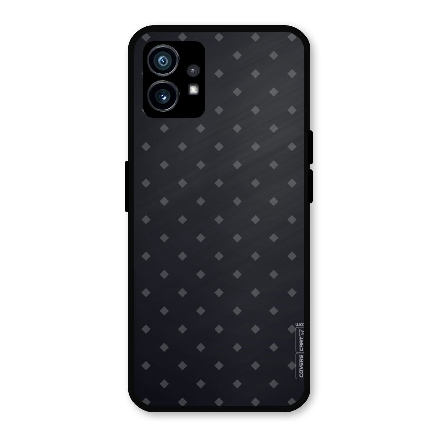 Lavish Diamond Pattern Metal Back Case for Nothing Phone 1