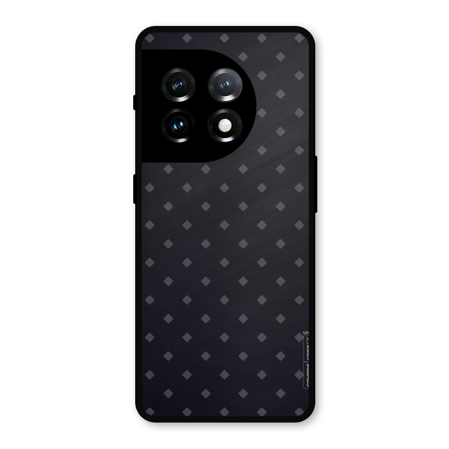 Lavish Diamond Pattern Metal Back Case for OnePlus 11