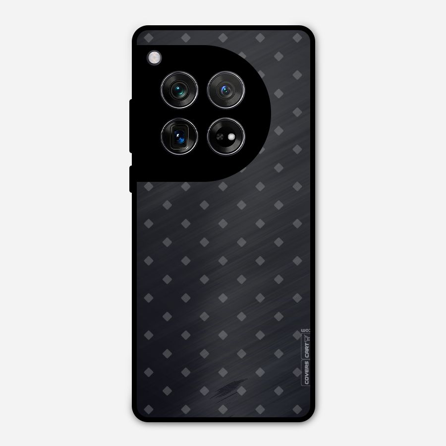 Lavish Diamond Pattern Metal Back Case for OnePlus 12