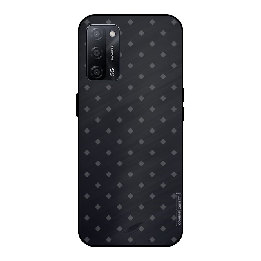 Lavish Diamond Pattern Metal Back Case for Oppo A53s 5G