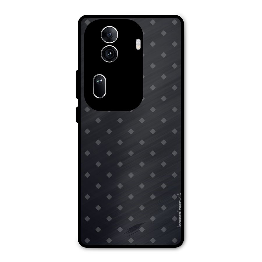 Lavish Diamond Pattern Metal Back Case for Oppo Reno11 Pro 5G