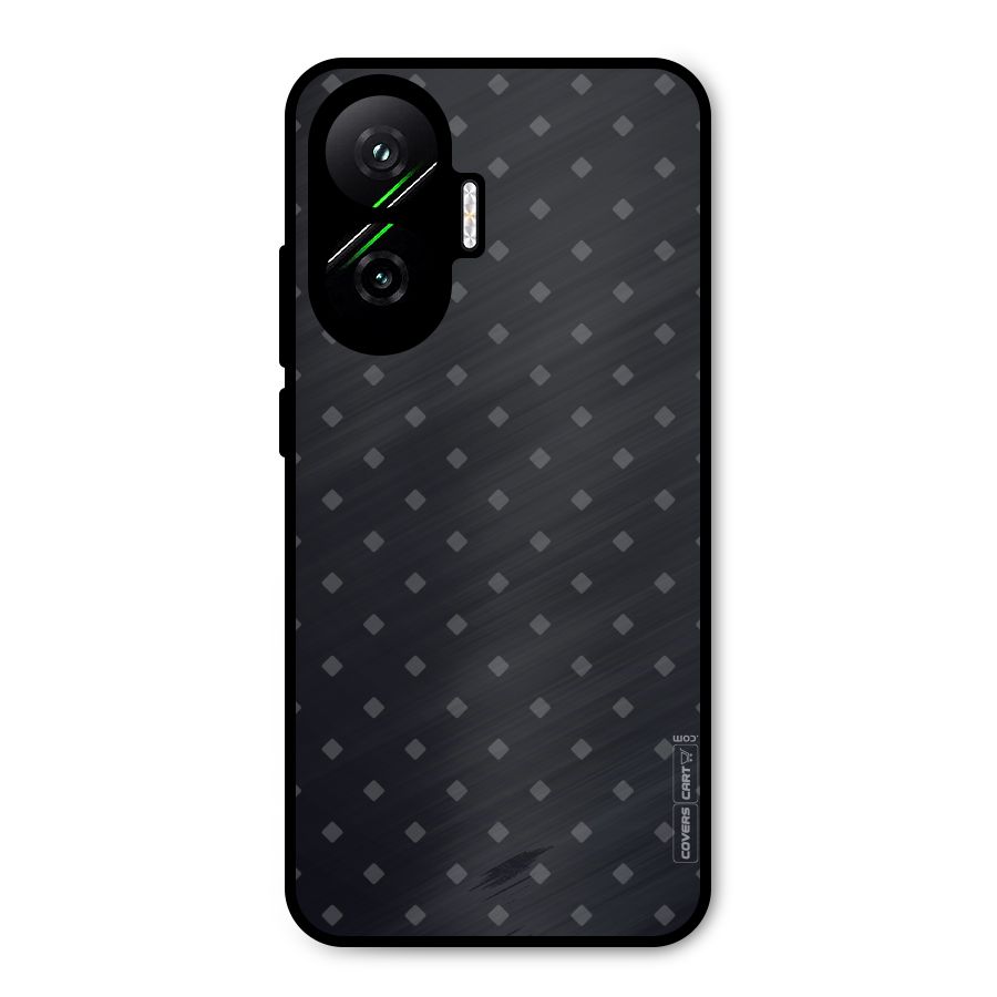 Lavish Diamond Pattern Metal Back Case for Poco F7