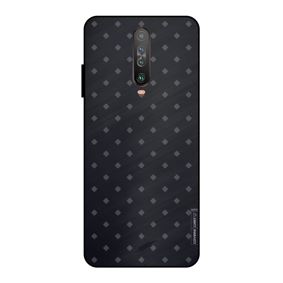 Lavish Diamond Pattern Metal Back Case for Poco X2