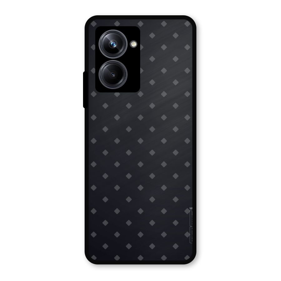 Lavish Diamond Pattern Metal Back Case for Realme 10 Pro