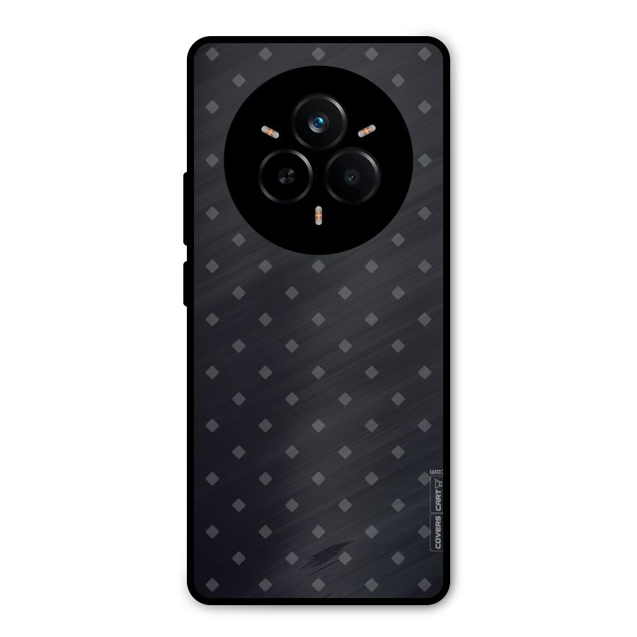 Lavish Diamond Pattern Metal Back Case for Realme 14 Pro