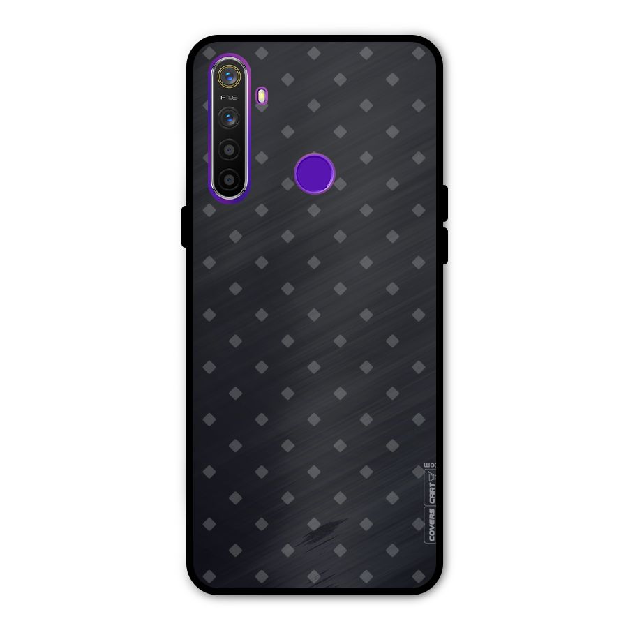 Lavish Diamond Pattern Metal Back Case for Realme 5i