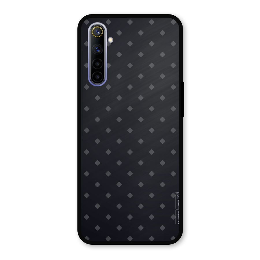 Lavish Diamond Pattern Metal Back Case for Realme 6i