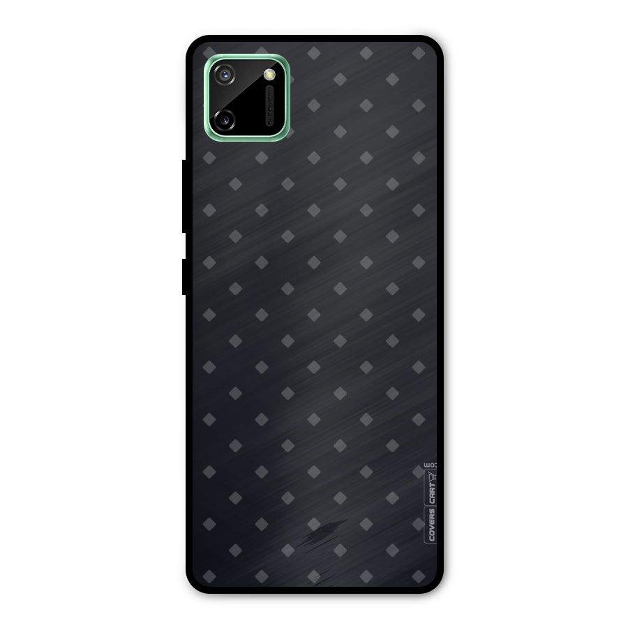 Lavish Diamond Pattern Metal Back Case for Realme C11