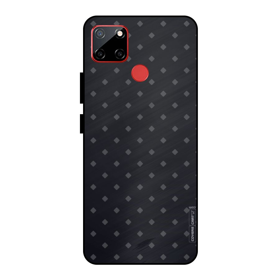 Lavish Diamond Pattern Metal Back Case for Realme C12