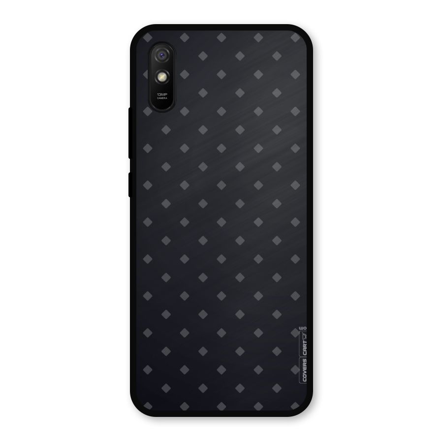 Lavish Diamond Pattern Metal Back Case for Redmi 9i