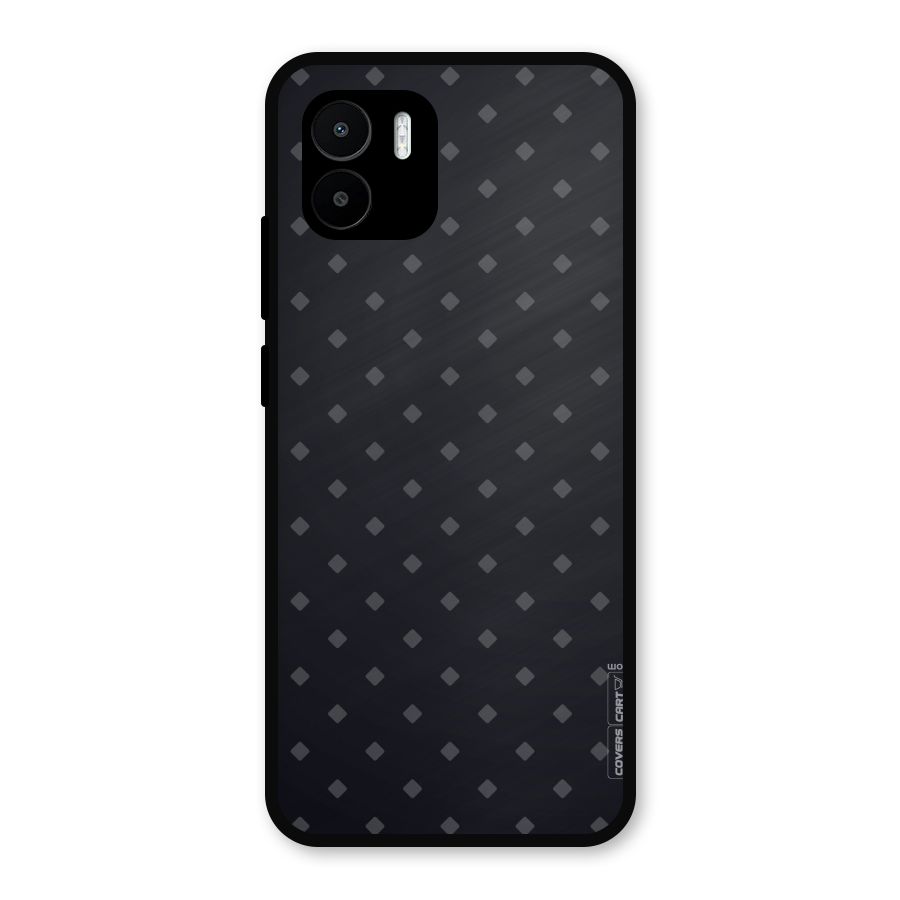 Lavish Diamond Pattern Metal Back Case for Redmi A2