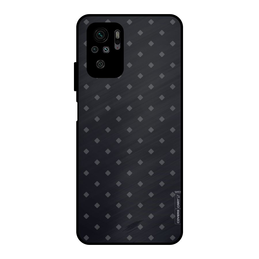 Lavish Diamond Pattern Metal Back Case for Redmi Note 10S